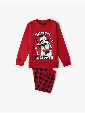 DISNEY Pijama Manga Larga Mouse Holidays para Niña