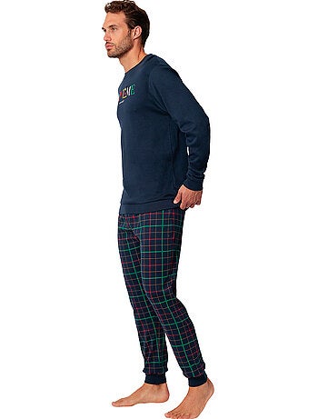 DISNEY Pijama Manga Larga Nap Time para Hombre