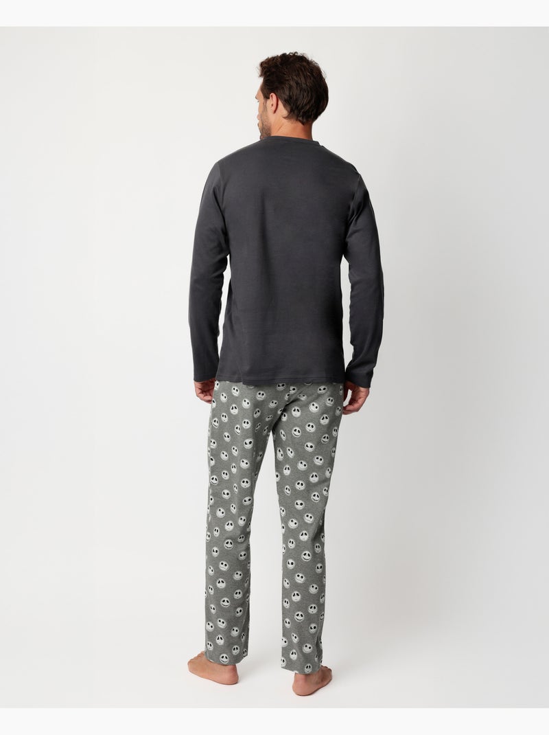 DISNEY Pijama Manga Larga Nightmare para Hombre Gris oscuro - Kiabi
