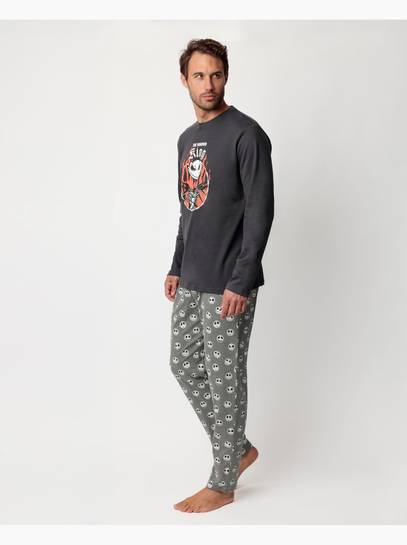 DISNEY Pijama Manga Larga Nightmare para Hombre Gris oscuro - Kiabi