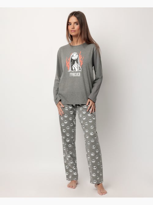 DISNEY Pijama Manga Larga Nightmare para Mujer - Kiabi DISNEY Pijama Manga Larga Nightmare para Mujer - Kiabi