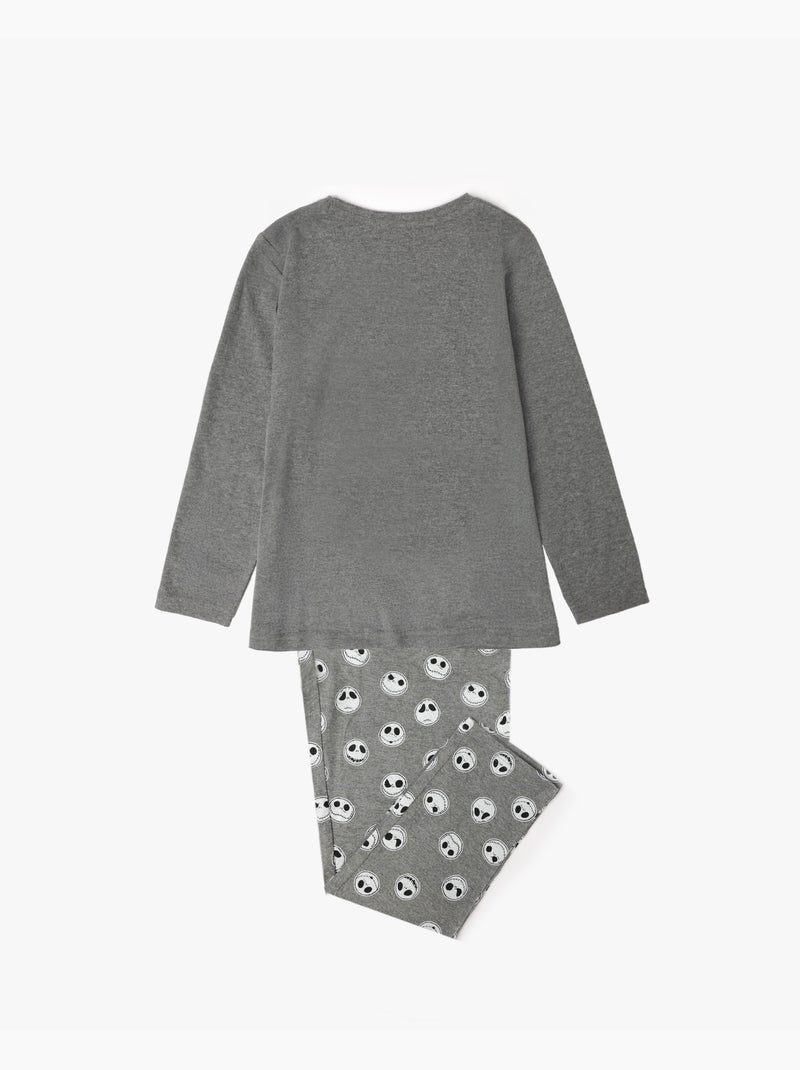 DISNEY Pijama Manga Larga Nightmare para Niña Gris jaspeado - Kiabi