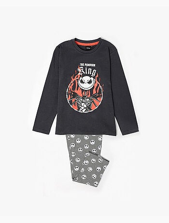 DISNEY Pijama Manga Larga Nightmare para Niño
