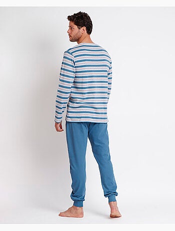 DISNEY Pijama Manga Larga Nobody Goofy para Hombre