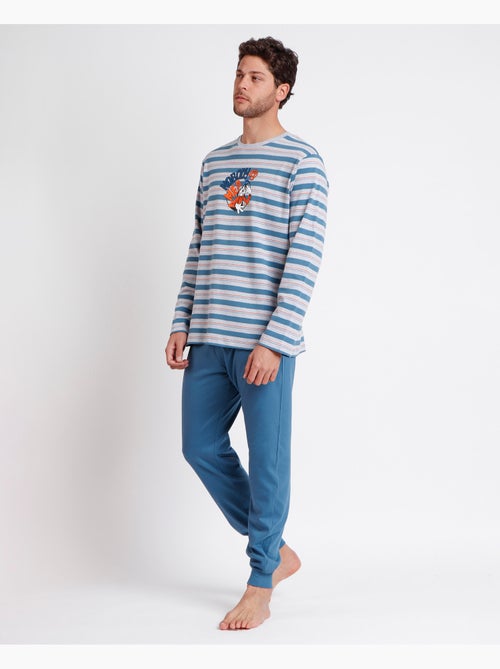 DISNEY Pijama Manga Larga Nobody Goofy para Hombre - Kiabi DISNEY Pijama Manga Larga Nobody Goofy para Hombre - Kiabi