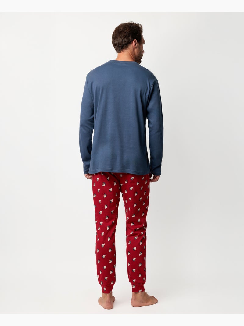DISNEY Pijama Manga Larga Not Today Grumpy para Hombre Azul - Kiabi