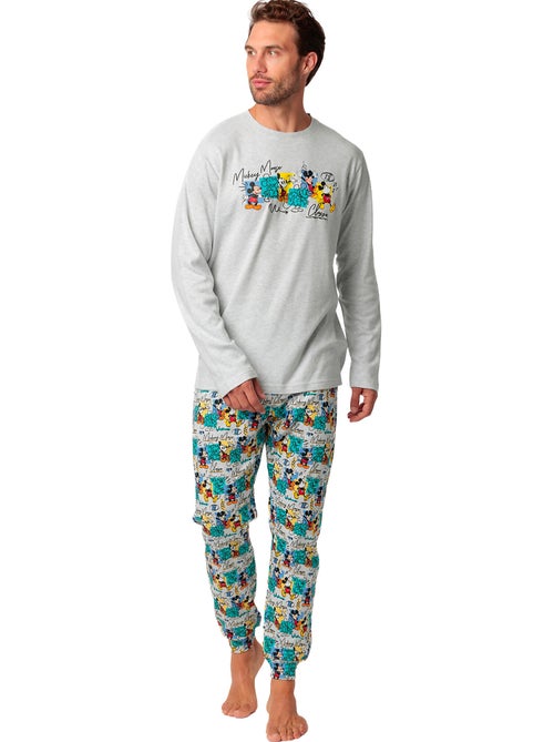 DISNEY Pijama Manga Larga Original Mickey para Hombre - Kiabi DISNEY Pijama Manga Larga Original Mickey para Hombre - Kiabi