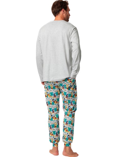 DISNEY Pijama Manga Larga Original Mickey para Hombre - Kiabi DISNEY Pijama Manga Larga Original Mickey para Hombre - Kiabi