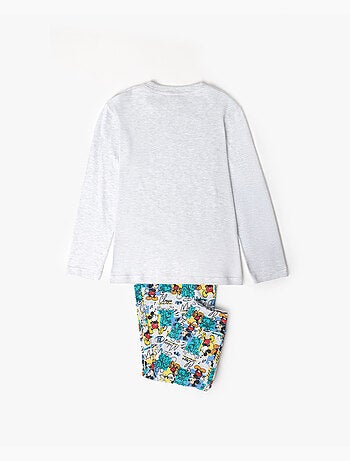 DISNEY Pijama Manga Larga Original Mickey para Niño