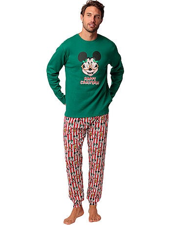 DISNEY Pijama Manga Larga Party Friends para Hombre