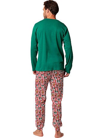 DISNEY Pijama Manga Larga Party Friends para Hombre