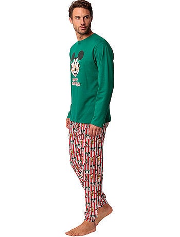 DISNEY Pijama Manga Larga Party Friends para Hombre
