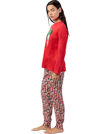 DISNEY Pijama Manga Larga Party Friends para Mujer