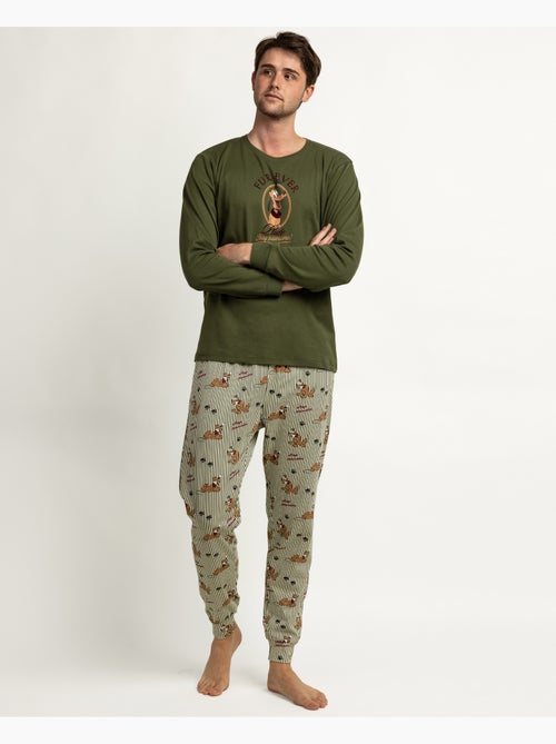 DISNEY Pijama Manga Larga Pluto Stay Pawsome para Hombre - Kiabi DISNEY Pijama Manga Larga Pluto Stay Pawsome para Hombre - Kiabi