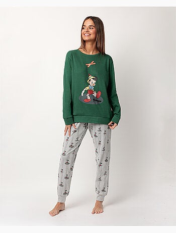 DISNEY Pijama Manga Larga Puppet Boy para Mujer
