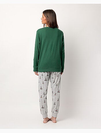 DISNEY Pijama Manga Larga Puppet Boy para Mujer
