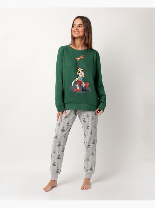 DISNEY Pijama Manga Larga Puppet Boy para Mujer - Kiabi DISNEY Pijama Manga Larga Puppet Boy para Mujer - Kiabi