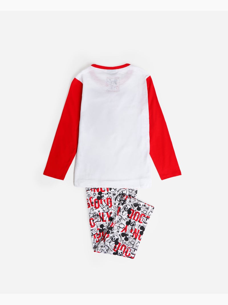 DISNEY Pijama Manga Larga Stay True para Niña Rojo - Kiabi