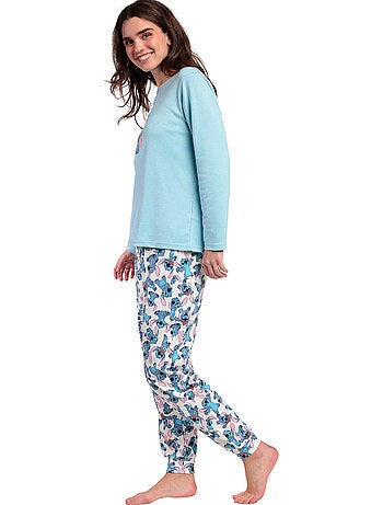 DISNEY Pijama Manga Larga Stitch Angel para Mujer