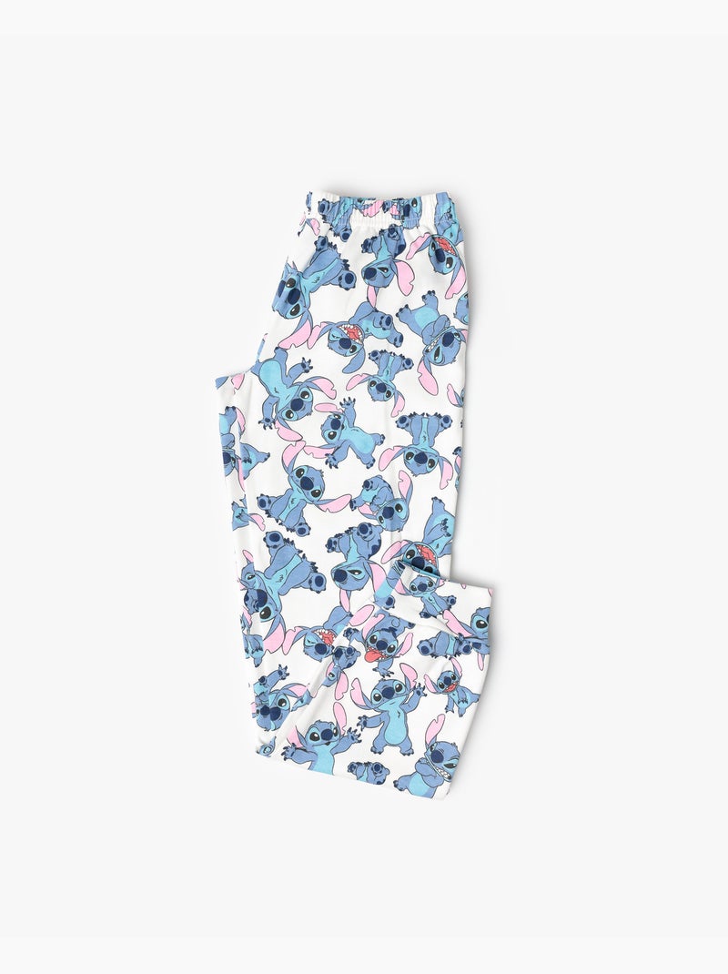 DISNEY Pijama Manga Larga Stitch & Angel para Niña Azul - Kiabi