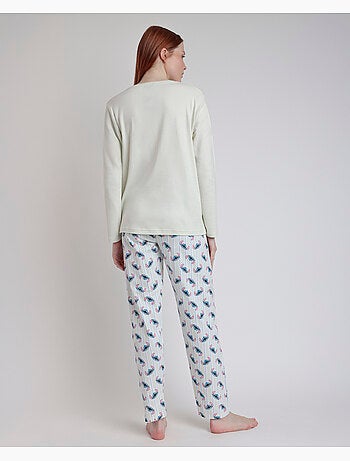 DISNEY Pijama Manga Larga Stitch Pyjamas para Mujer