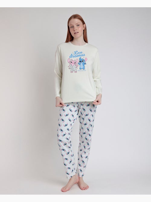 DISNEY Pijama Manga Larga Stitch Pyjamas para Mujer - Kiabi DISNEY Pijama Manga Larga Stitch Pyjamas para Mujer - Kiabi