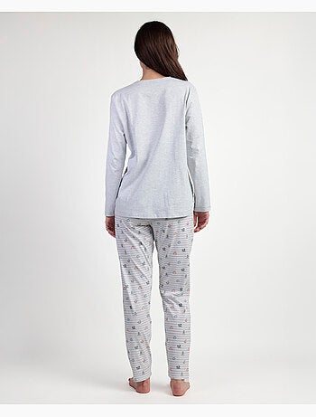DISNEY Pijama Manga Larga Tapeta Alicia Maternity para Mujer