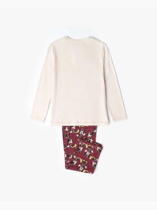 DISNEY Pijama Manga Larga Tapeta Minnie Mouse para Niña - Kiabi DISNEY Pijama Manga Larga Tapeta Minnie Mouse para Niña - Kiabi