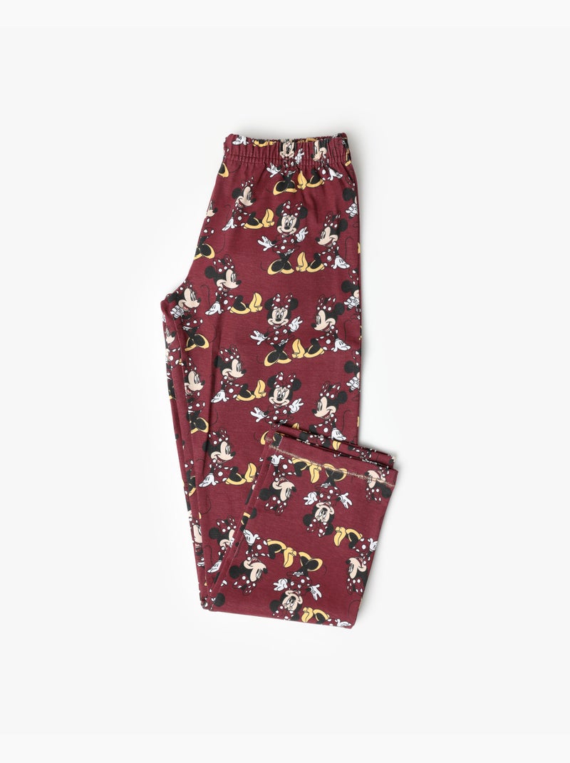 DISNEY Pijama Manga Larga Tapeta Minnie Mouse para Niña Crudo - Kiabi