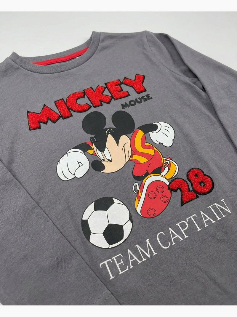 DISNEY Pijama Manga Larga Team Captain para Niño Gris oscuro - Kiabi