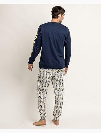 DISNEY Pijama Manga Larga Varsity Squad para Hombre