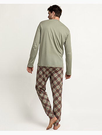 DISNEY Pijama Manga Larga Western para Hombre