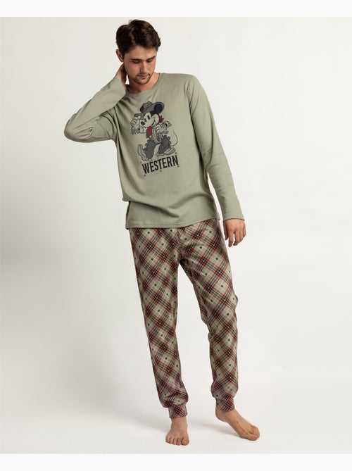 DISNEY Pijama Manga Larga Western para Hombre - Kiabi