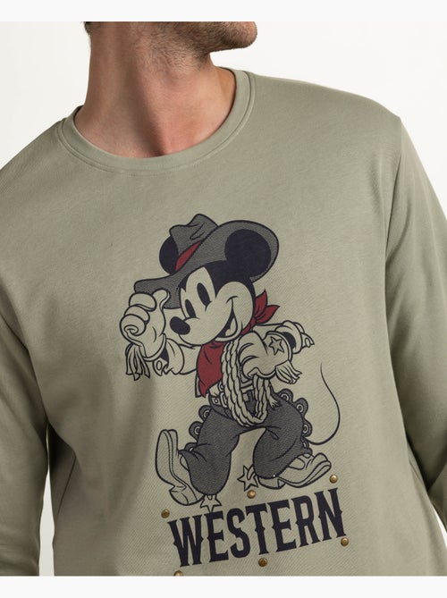 DISNEY Pijama Manga Larga Western para Hombre - Kiabi
