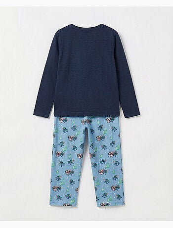 DISNEY Pijama Manga Larga Winter With Stitch para Niña