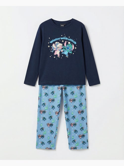 DISNEY Pijama Manga Larga Winter With Stitch para Niña - Kiabi DISNEY Pijama Manga Larga Winter With Stitch para Niña - Kiabi