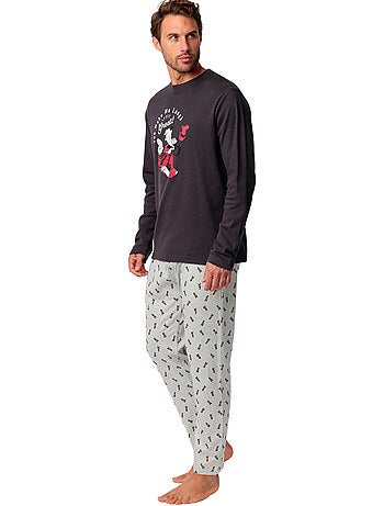DISNEY Pijama Manga Larga You Make Me Laugh para Hombre