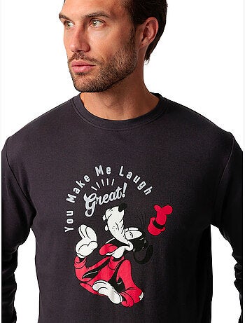 DISNEY Pijama Manga Larga You Make Me Laugh para Hombre