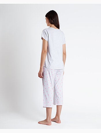 DISNEY Pijama Palazzo Manga Corta Maternity Dalmatas para Mujer
