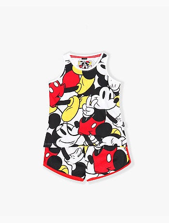 DISNEY Pijama Sin Mangas Big Mickey para Niña