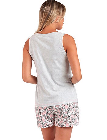 DISNEY Pijama Sin Mangas Dalmatians para Mujer