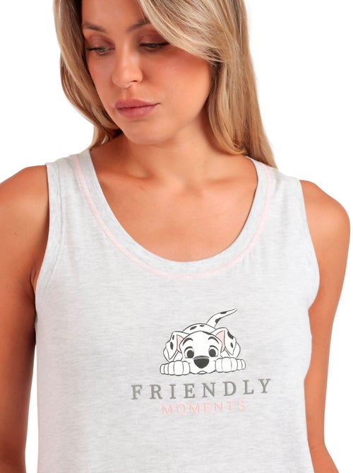DISNEY Pijama Sin Mangas Dalmatians para Mujer - Kiabi DISNEY Pijama Sin Mangas Dalmatians para Mujer - Kiabi