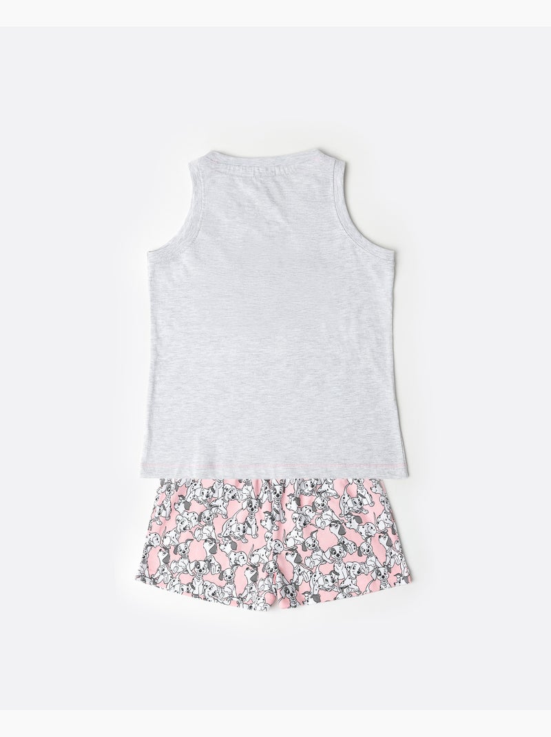 DISNEY Pijama Sin Mangas Dalmatians para Niña Gris jaspeado - Kiabi