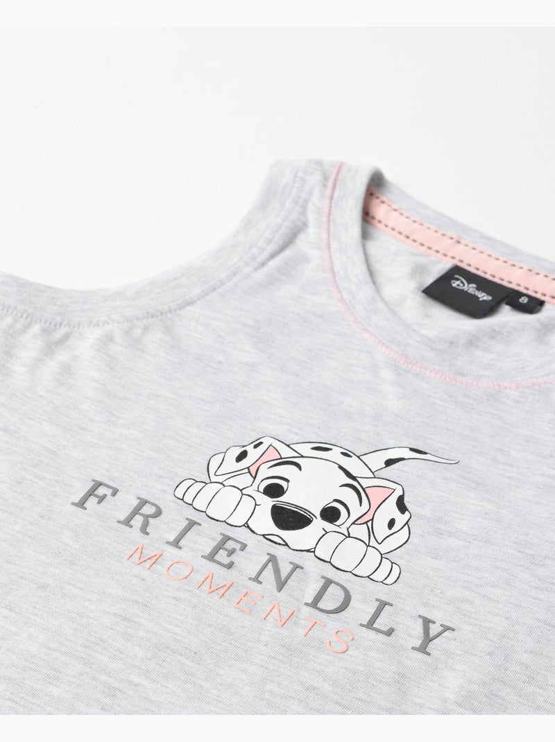 DISNEY Pijama Sin Mangas Dalmatians para Niña Gris jaspeado - Kiabi