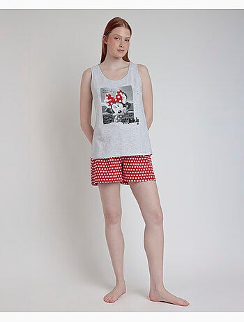 DISNEY Pijama Sin Mangas Generals para Mujer