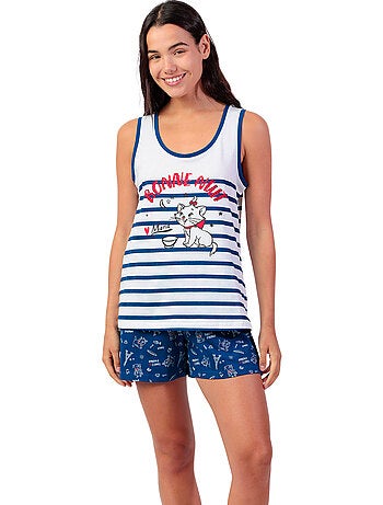 DISNEY Pijama Sin mangas Marie Paris para Mujer