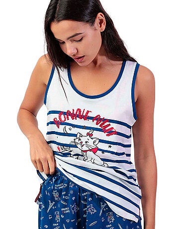 DISNEY Pijama Sin mangas Marie Paris para Mujer