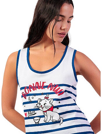 DISNEY Pijama Sin mangas Marie Paris para Mujer