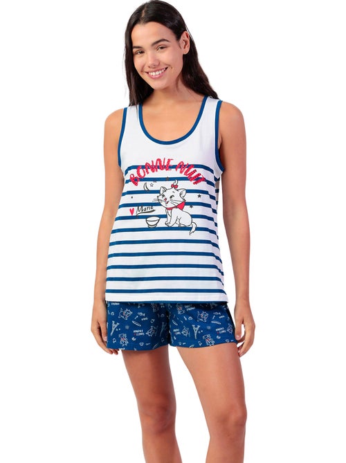 DISNEY Pijama Sin mangas Marie Paris para Mujer - Kiabi DISNEY Pijama Sin mangas Marie Paris para Mujer - Kiabi