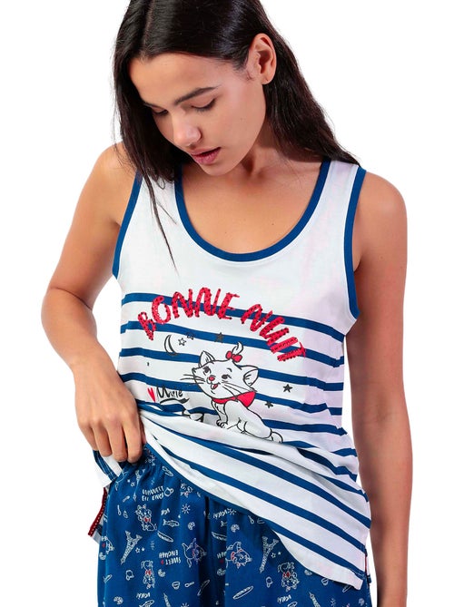 DISNEY Pijama Sin mangas Marie Paris para Mujer - Kiabi DISNEY Pijama Sin mangas Marie Paris para Mujer - Kiabi